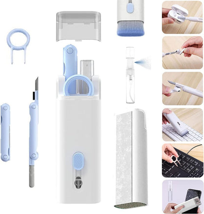 7-in-1 Electronics Cleaner Kit - Keyboard Cleaner kit, Portable Multifunctional Cleaning Tools